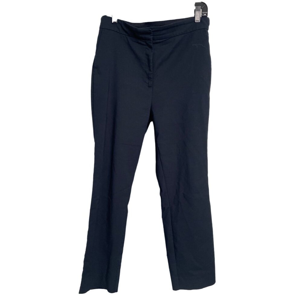 Zara Women's XL Xtra Large Elastic Waistband Black Dress Pants